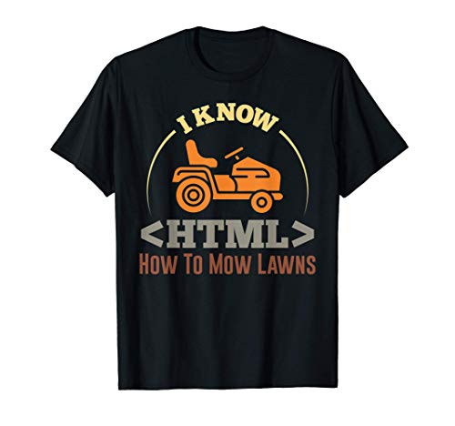 Lawn Mower Gifts for Dad Fathers Day Garden Lawn Mowing T-Shirt