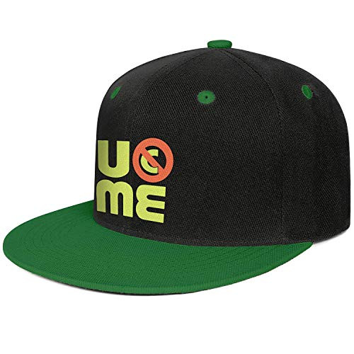 Mens Snapback Adjustable Cap John-Cena-Throwback-U-Cant-See-Me- Baseball Caps Visor Hats Green