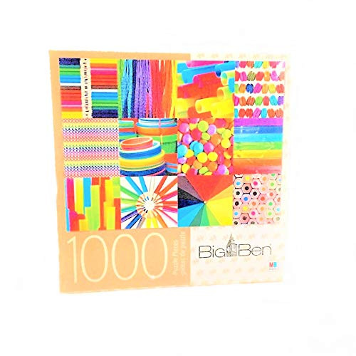 Jigsaw Puzzle 1000 Piece Colorful Collage Big Ben