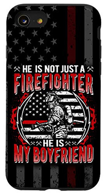 iPhone SE  2020    7   8 My Boyfriend Is A Firefighter Thin Red Line Fire Girlfriend Case iPhone SE  2020    7   8 My Boyfriend Is A Firefighter Thin Red Line Fire Girlfriend Case