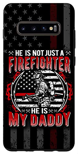 Galaxy S10plus  My Daddy Is A Firefighter Thin Red Line Fire Daughter Son Case