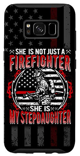 Galaxy S8 My Stepdaughter Is Firefighter Thin Red Line US Flag Family Case Galaxy S8 My Stepdaughter Is Firefighter Thin Red Line US Flag Family Case