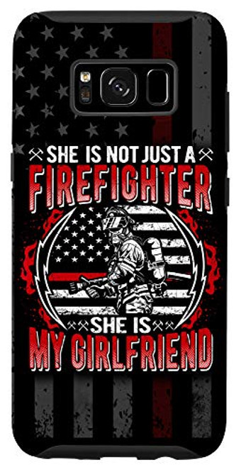 Galaxy S8 My Girlfriend Is A Firefighter Thin Red Line Fire Boyfriend Case Galaxy S8 My Girlfriend Is A Firefighter Thin Red Line Fire Boyfriend Case