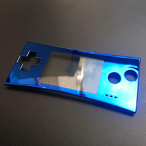 Faceplate Front Shell Case Cover Protective Housing Shell Skin for Gameboy Micro GBM Repair Part  Blue