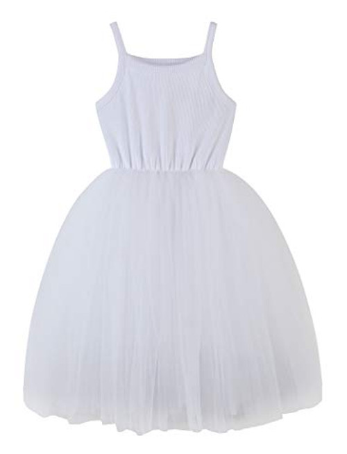 GSVIBK Baby Girls Tutu Dress Toddler Tulle Tutu Dress Infant Tulle Dresses Princess Party Dress 580 White 5T GSVIBK Baby Girls Tutu Dress Toddler Tulle Tutu Dress Infant Tulle Dresses Princess Party Dress 580 White 5T