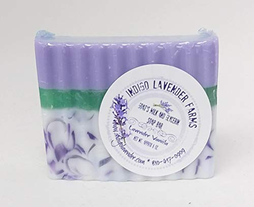 Goats Milk and Glycerin Soap Bar Lavender Vanilla