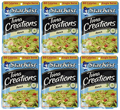 Starkist Tuna Creations Ranch Single Serve 2.6oz Pouch  Pack of 6