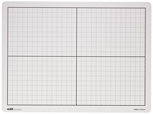 Didax Educational Resources Write & Wipe Coordinate Mats (Set of 10)