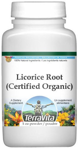 Licorice Root  Certified Organic  Powder  1 oz ZIN 517739