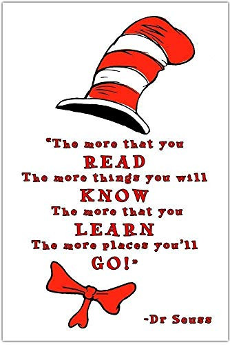 Dr. Seuss Classroom School Reading Education Poster