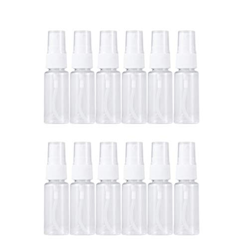 Exceart 24pcs Mist spray bottles mini airless fine small spray bottle empty clear travel containers