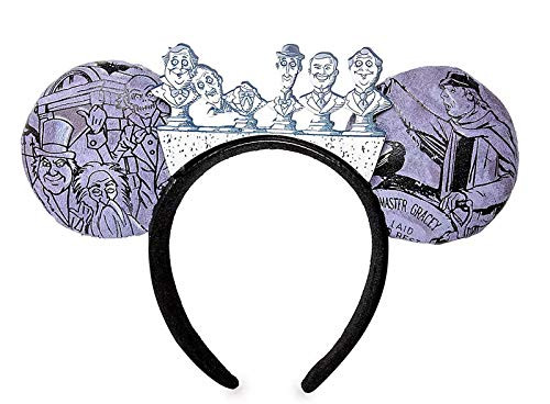 Thank You Haunted Mansion Singing Busts Grinning Ghosts Mickey Ears Headband Glow