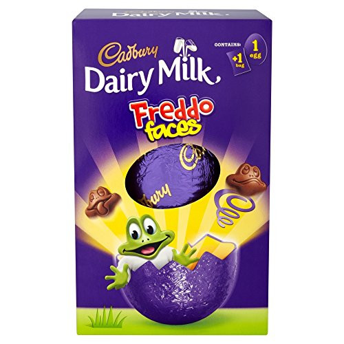 Cadbury Dairy Milk Freddo Chocolate Faces Medium Easter Egg 122 Grams Cadbury Dairy Milk Freddo Chocolate Faces Medium Easter Egg 122 Grams