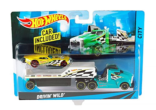 Hot Wheels City Drivin' Wild Toy Car Set