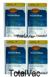 Eureka Type L Canister Micro-Filtration Vacuum Bags - 12 Bags