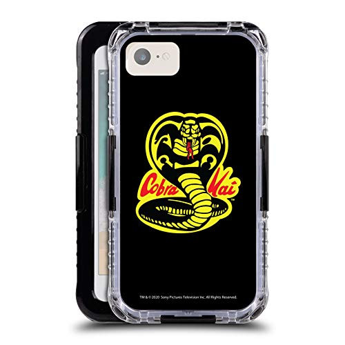Head Case Designs Officially Licensed Cobra Kai Logo Graphics Black Water Resistant Case Compatible with Apple iPhone 7   iPhone 8   iPhone SE 2020