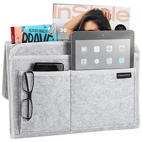 HomeCentralShop Bedside Pockets   Bed Caddy Hanging   Bedside Caddy Bedside Caddy for Dorm Bed Bed Caddy   Bedside Organizer Bedside Organizer Caddy Hanging Storage   Bedside Storage Organizer