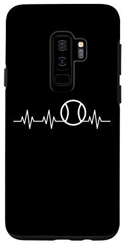 Galaxy S9plus  Tennis Ball Heartbeat Lifeline Heart Funny Tennis Gift Case