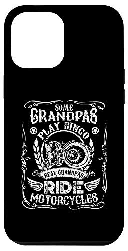iPhone 12 Pro Max Some Grandpas Play Bingo Real Grandpas Ride Motorcycles Gift Case