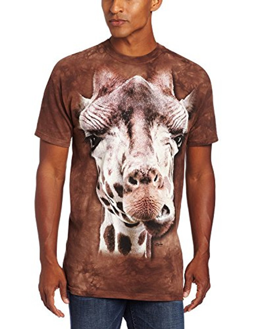 The Mountain Giraffe Adult T-Shirt Brown XL The Mountain Giraffe Adult T-Shirt Brown XL