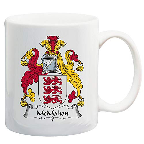 McMahon Coat of Arms McMahon Family Crest 11 Oz Ceramic Coffee Cocoa Mug by Carpe Diem Designs Made in the U.S.A.