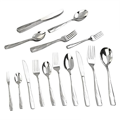 Nicesh 25-piece Stainless Steel Flatware Sets, Service for 4