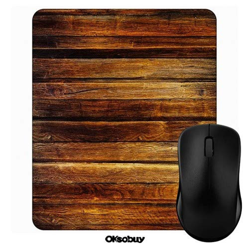 Dark S Wood Texture Mouse Pad Oksobuy Custom DesignEuropean City Landscape Mouse pad Gaming Mousepad Nonslip Rubber Backing