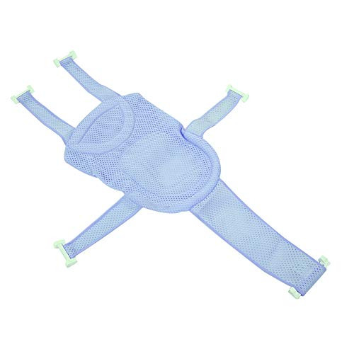 Diydeg Cradle Rings Bathtub Sling Shower Mesh Mesh Bathing Cradle Rings Baby Bath Seat Support Net for Tub avoiding Water in The Eyes and Ears Light Blue Diydeg Cradle Rings Bathtub Sling Shower Mesh Mesh Bathing Cradle Rings Baby Bath Seat Support Net for Tub avoiding Water in The Eyes and Ears Light Blue