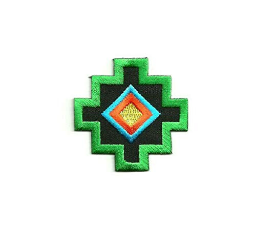 Southwestern - Southwest Design - Embroidered Iron On Patch - Crafts - B