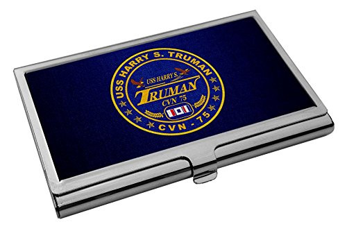 Business Card Holder - US Navy USS Harry S. Truman  CVN-75