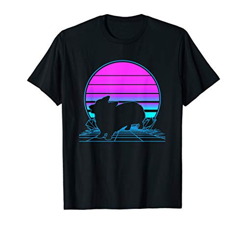 Corgi Pastel Goth Vaporwave T-Shirt