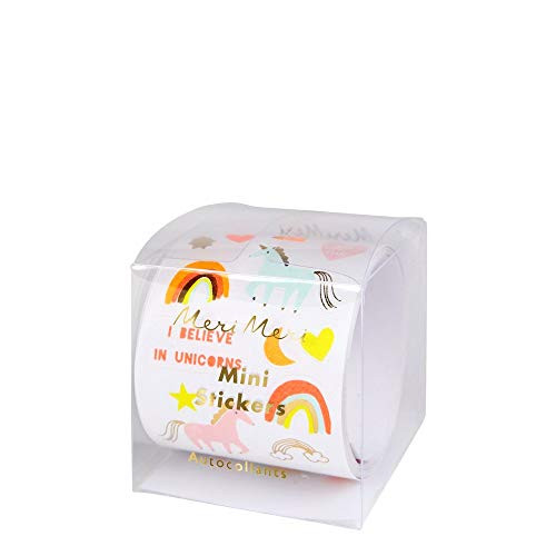 Meri Meri Mini Unicorn Sticker Roll Birthday Party Decorations
