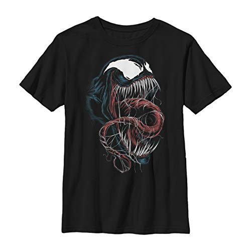 Boys Marvel Venom Close-Up T-Shirt - Black - Small