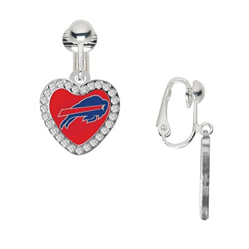 Final Touch Gifts Crystal Heart Earrings Clip-ON