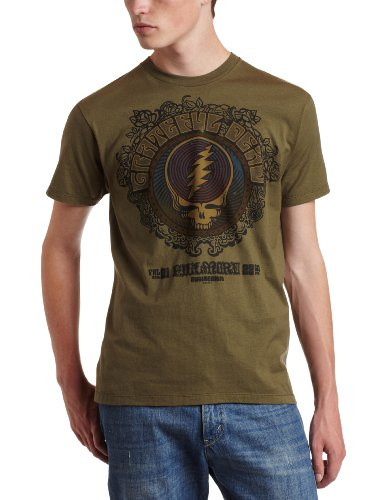 Liquid Blue Mens Grateful Dead Fillmore T-Shirt Green Medium