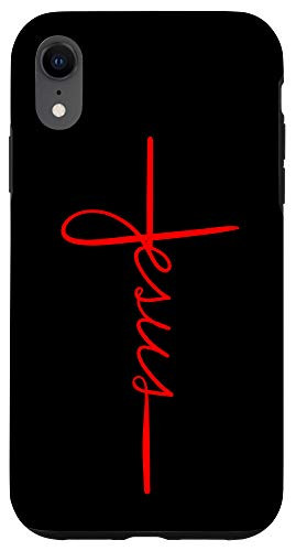 iPhone XR Cool Jesus Cross Gift For Men Women Funny Christian Faith Case