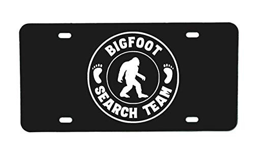 Custom Personalized Vanity Plate Front License Auto Tag Car Accessories Bigfoot Sasquatch Search Team Design Custom Personalized Vanity Plate Front License Auto Tag Car Accessories Bigfoot Sasquatch Search Team Design