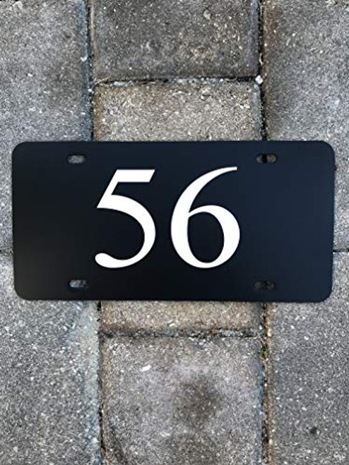 Custom Personalized Monogram Vanity Plate Initial Front License Auto Tag Car Accessories Number Design Custom Personalized Monogram Vanity Plate Initial Front License Auto Tag Car Accessories Number Design
