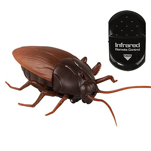 Remote Control Fake Cockroach RC Prank Toys Insects Joke Scary Trick Bugs for Party