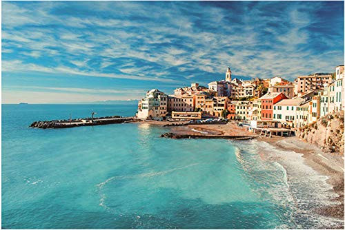 1000 Pieces Puzzles for Adults Italy Seaside Landscape Puzzle Large Jigsaw Puzzles Educational Games Brain Challenge Puzzles DIY Toys Gift