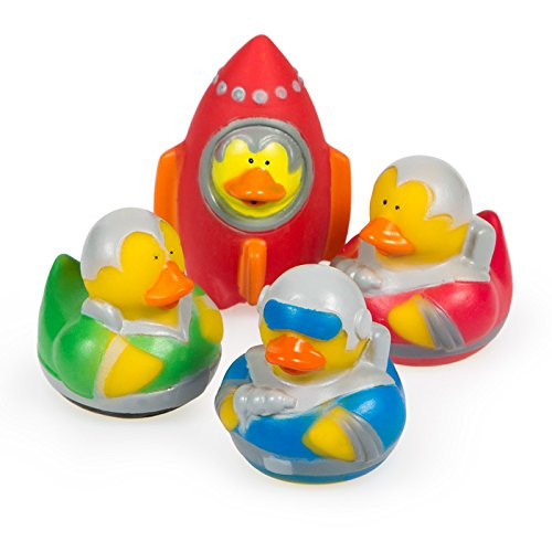 12 ct - Outer Space Astronaut Explorer Rubber Ducks