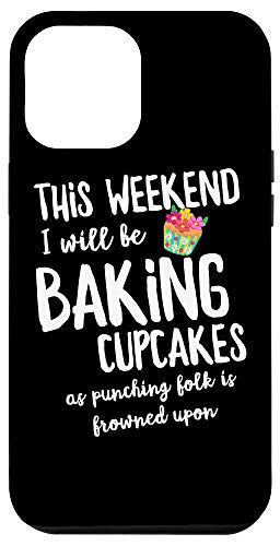 iPhone 12 Pro Max Funny Baking Cupcake Lover Baker Punching Folk Love To Bake Case