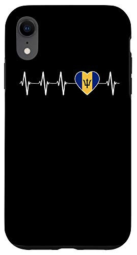 iPhone XR Barbadian I Love Barbados Flag Country Patriotic Gift Case