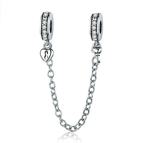 Junyi Jewelry Safety Chain Charm 925 