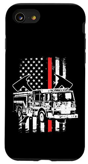 iPhone SE  2020    7   8 USA Flag Fire Truck Firefighter Thin Red Line Fireman Gift Case iPhone SE  2020    7   8 USA Flag Fire Truck Firefighter Thin Red Line Fireman Gift Case