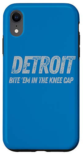 iPhone XR Detroit Michigan Michigander Sunday Lion Kneecap Bite Fans Case