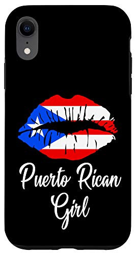iPhone XR Puerto Rican Girl - Pride Puerto Rico Boricua Girl Lips Case