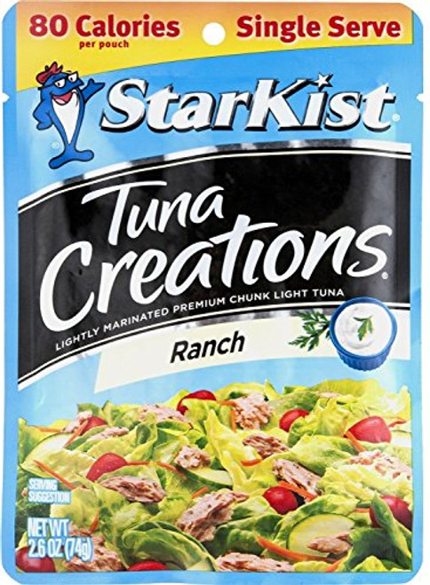 Starkist Tuna Creations Ranch Single Serve 2.6-Ounce Pouch  Pack of 10  by StarKist