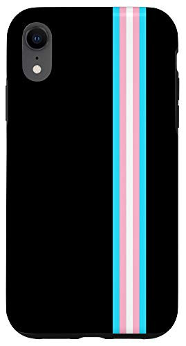 iPhone XR Subtle Trans Pride Flag LGBT Transgender Stripe Case