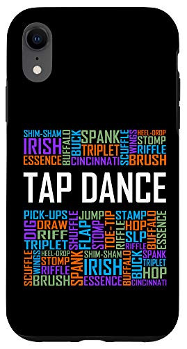 iPhone XR Tap Dance Words Lover Gift Tap Dancer Gifts Dancing Teacher Case